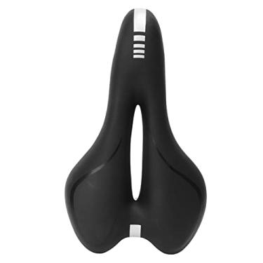 Imagem de Bike Saddle Black Hollow Hollow respirável Design ergonômico Absorção de choque de choque de esponja preenchimento de bicicleta de bicicleta de bicicleta para montanhas bicicletas