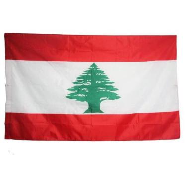 Imagem de Bandeira do Líbano 150x90cm Bandeira do Líbano 150x90cm - KS Bandeiras