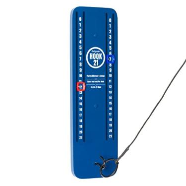 Imagem de GoSports Jogo de balanço Hook 21 para montagem no teto - Jogue dentro de casa ou ao ar livre - azul, cinza, natural ou vermelho