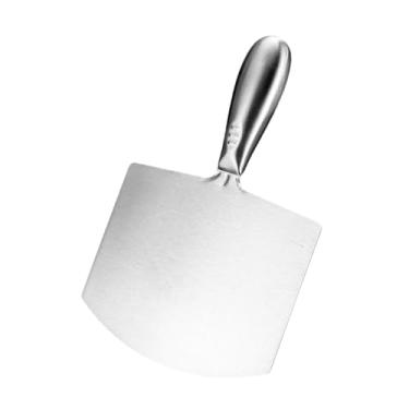 Imagem de Gralara Espátula de aço inoxidável para massa de pintura e remoção de papel de parede, S Straight