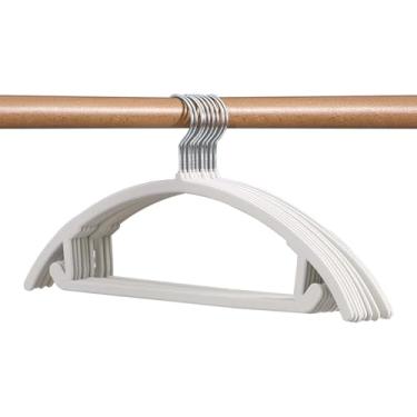 Imagem de Cabides De Veludo Para Roupas Home Premium Antiderrapante Sem Bumps Cabide Com Terno Barra De Calças E Lábios Para Todos Os Tipos De Roupas, B