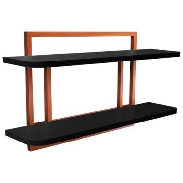 Imagem de Prateleira De Parede Nicho Estilo Industrial Decoração Sala Quarto Esc