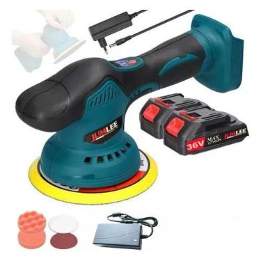 Imagem de Lixadeira orbital a bateria jumlee jt-cp36v
