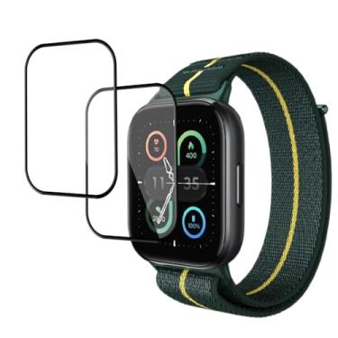 Imagem de NOUKAJU [Pacote com 2] Protetor de tela para Motorola Moto Watch Fit, protetor de SmartWatch, material PMMA, resistente a arranhões, protetor de tela para Moto Watch Fit (vidro não temperado)