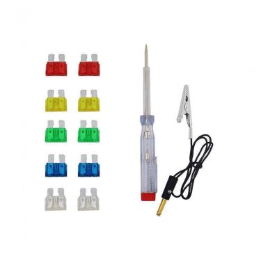 Imagem de Jogo De Fusiveis Automotivo Western Com 12 Pecas + Chave...