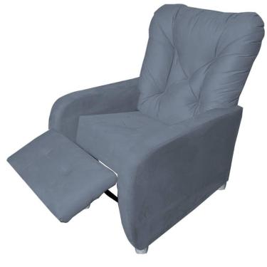 Imagem de Poltrona De Amamentação Reclinavel Quarto Sala Paris Grafitte