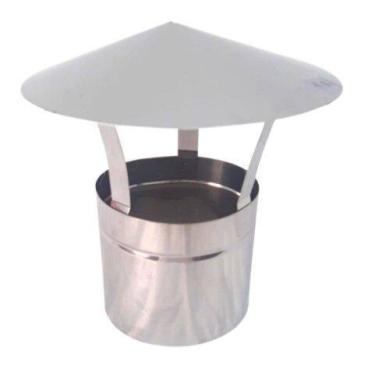 Imagem de Chapéu Chinês Inox 304 10 Polegadas, Para Chaminé Forno i - INOX LAURI