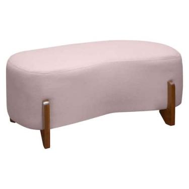 Imagem de Banqueta Decorativa Orgânica Puff Thor 100cm P/ Sala Bouclé - SOFA STO