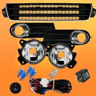 Imagem de Kit Grade Parachoque Gol Voyage Saveiro G5 E Milha 2009 2013 - DFEB