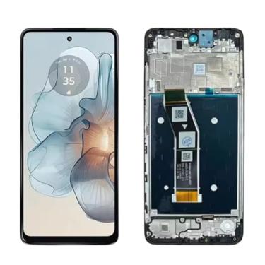 Imagem de 16.7 cm para Motorola Moto G24 Power LCD Display Touch Panel Digitalizador Montagem de Tela Substituição (Preto com Moldura)