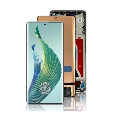 Imagem de Para WEHUAI Honor Magic 5 Lite RMO-NX3 LCD Substituição para Honor Magic 5 Lite LCD Touch Screen Digitalizador Assembly (Prata com Moldura)