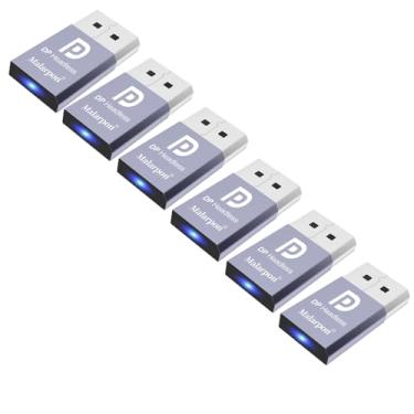Imagem de Malarpon DispalyPort Headless Ghost Display Emulador com luz azul para PC 4K DP fictício Plug (serve Headless 1080@60Hz-3840x2160@17Hz) 6P