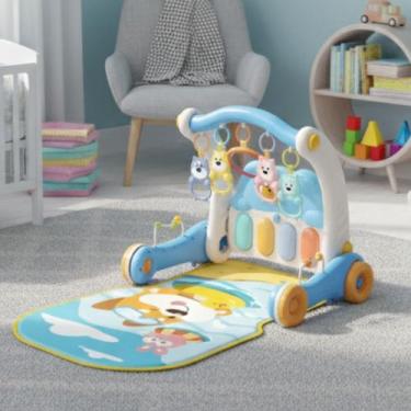 Imagem de Tapete Atividades Infantil 2 Em 1 Andador Musical Interativo Para Cria