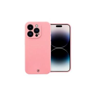 Imagem de Capa para iPhone 14 Pro - Silicon Premium Rosa - Gshield