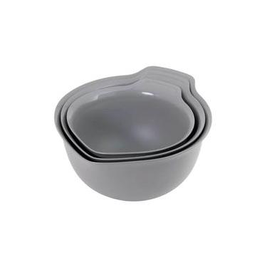 Imagem de Conjunto Bowls 3 Tigelas Multiuso Cozinha Cinza KitchenAid