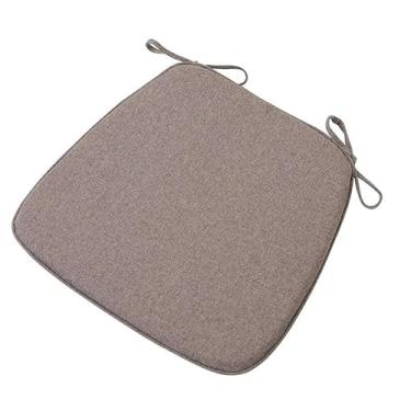 Imagem de Almofadas de cadeira com laços 45 x 43 cm, almofadas de espuma viscoelástica para cadeira de cozinha com laços de 45 cm, almofadas antiderrapantes para cadeiras de jantar, conjunto de 2, 10 e 6, capas