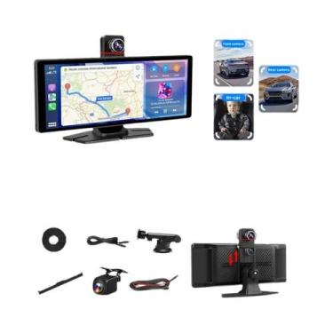 Imagem de Câmera DVR Para Carro Develuck De 10,26 Polegadas 4K Frontal 1080P Tra