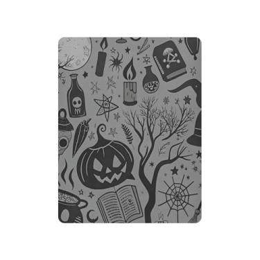Imagem de JUZIHAI Lençol de berço de Halloween para meninos e meninas, capa de colchão de bebê místico macio elástico respirável para berço padrão e cama infantil, 99 x 68 cm