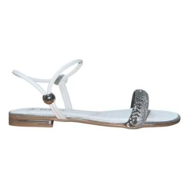 Imagem de Sandália Rasteira Feminino Bebecê T1028-478 Branco-Feminino