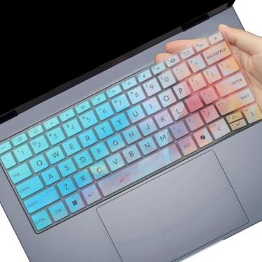 Imagem de Capa de teclado para notebook HP EliteBook Ultra G1i 14 e laptop HP OmniBook Ultra Flip 2 em 1 Next Gen AI PC 35.6 cm 14t-fh000, 14-fh0047nr e 2024 HP Spectre x360 2-em-1 laptop 16 polegadas 16-aa