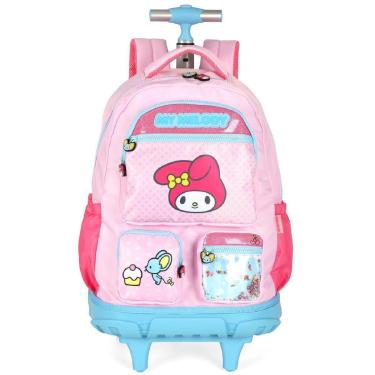 Imagem de MOCHILA INFANTIL LUXCEL AMIGOS DA KELLO KITY COM RODAS MC49694SR-Feminino