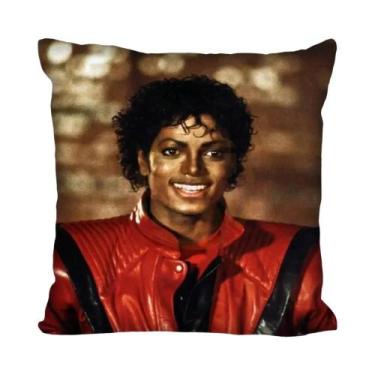 Imagem de Capas De Almofada Personalizadas Michael Jackson Super Star Com Zíper 