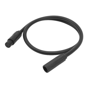 Imagem de KIMISS Cabo de Extensão de Bicicleta Elétrica 1T4 Macho para Fêmea Conector de 8 Núcleos para Modificação de Bicicleta - Solução de Fiação à Prova d'água e Ble (48cm)