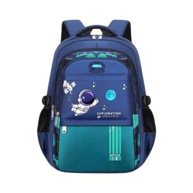 Imagem de Mochila Infantil Astronauta Para Meninos, Impermeável, Bolsa Escolar P