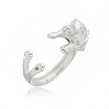 Imagem de Anel Cachorro Corpinho Inteiro Prata 925 Kl, 24