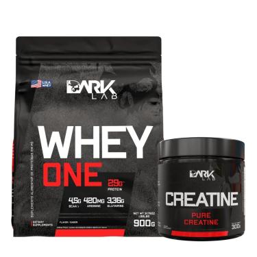 Imagem de Whey One 900g Baunilha e Creatina 300g Dark Lab-Unissex