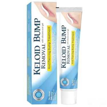 Imagem de YuanKanJu Remoção De Queloides, Creme Silicone Para Cicatrizes Cirurgias E Queimaduras, Tratamento Queloides Piercings Orelha