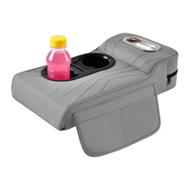 Imagem de Capa de console central de , almofadas de couro para descanso de braço, almofada de apoio de braço para console de - para SUV Caminhão Sedan Veículo Auto
