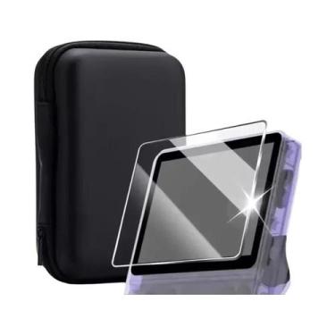 Imagem de Estojo De Transporte 3 Em 1 Para Console De Jogos R36S Com Protetores 