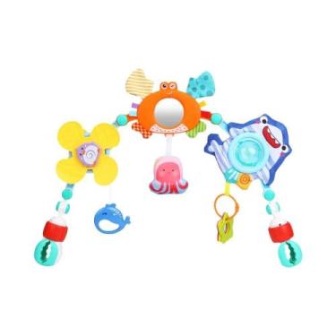 Imagem de Brinquedo Musical Ajustável Para Bebês, Arco De Carrinho Com Chocalho,