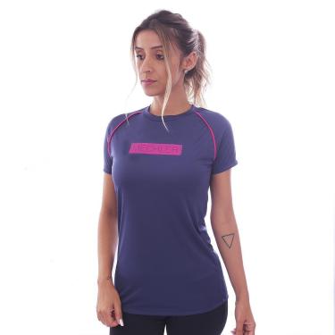 Imagem de Camiseta Feminina Raglan Proteção UV 50 Academia Verão Adulto Esporte Mechler-Feminino
