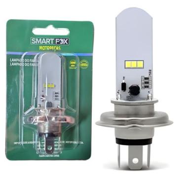 Imagem de Lâmpada farol led h4 smartfox universal honda yamaha suzuki dafra