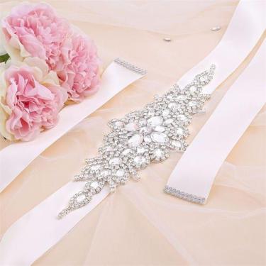Imagem de Cinto de Noiva Debutante Aplique Vestido Pedrarias e Strass - LM, Ceti