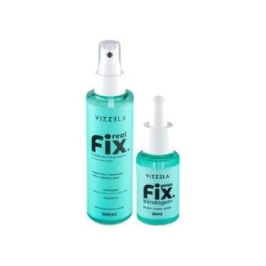 Imagem de Fixador de Maquiagem Real Fix e Gotas Fix Vizzela