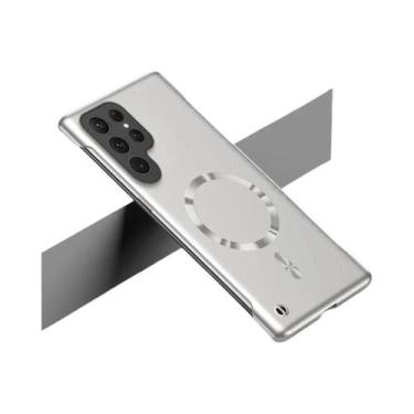 Imagem de Capa De Metal Sem Moldura Para Samsung A55 A56 S25 S24 S23 S22 S21 S20