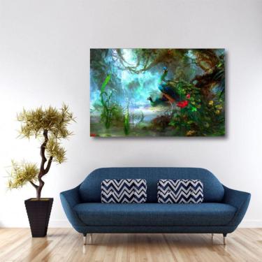 Imagem de Quadro Paisagem Artístico Natureza decorativo Tela em Tecido 1