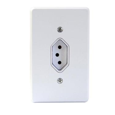 Imagem de Tomada 3 Pólos 20a Linha Gelo Radial