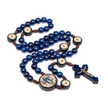 Imagem de Terço Nossa Senhora das Graças com Flor de Margarida