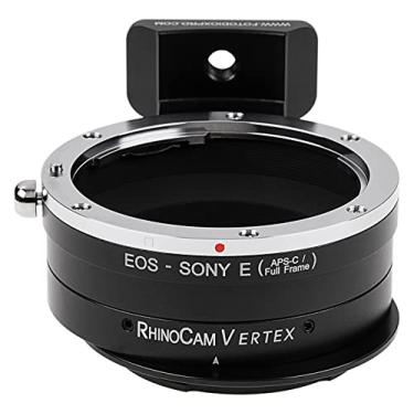 Imagem de Adaptador de costura rotativa RhinoCam Vertex, compatível com lente Canon EOS (EF/EF-S) D/SLR para câmeras sem espelho Sony Alpha E-Mount