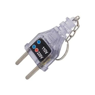 Imagem de Chaveiro Medidor de Voltagem 110V/220V - Teste de Tensão com LEDs Indicam Tomadas Bivolt, Portátil PREMIUM DUPIN