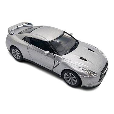 Imagem de Miniatura Nissan GTR 2009 Kinsmart | Escala 1:36 | 12 CM. de Comprimento | Carrinhos para coleção