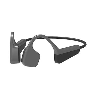 Imagem de Fones de ouvido sem fio V11 Andoer, de condução óssea, à prova de suor, Bluetooth, para esportes, carregamento USB, com microfone