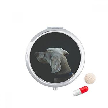 Imagem de Caixa de comprimidos para cães animais de estimação Lonely Night, caixa de armazenamento de remédios