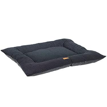 Imagem de Colchonete PREMIUM Para Cachorros e Gatos 100% AntiViral Repelente a Água (Medium, Preto Bolinhas)