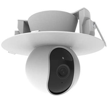 Imagem de Suporte Apoio Stand para Embutir no Teto Compatível com Smart Câmera Bot Wi-fi Positivo de Segurança -360 graus - Branco