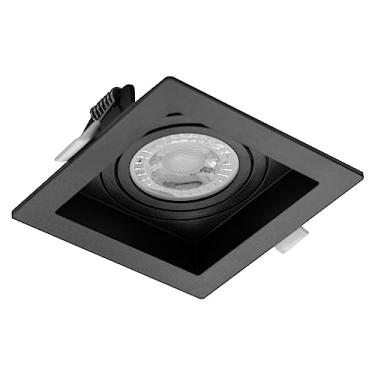 Imagem de EMBUTIDO QUADRADO RECUADO DICROICA PT 100X100X35MM
